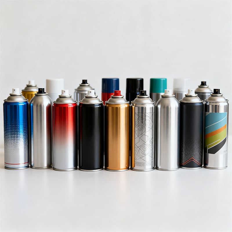 OEM 可填充气雾喷雾罐，配 1 英寸阀门