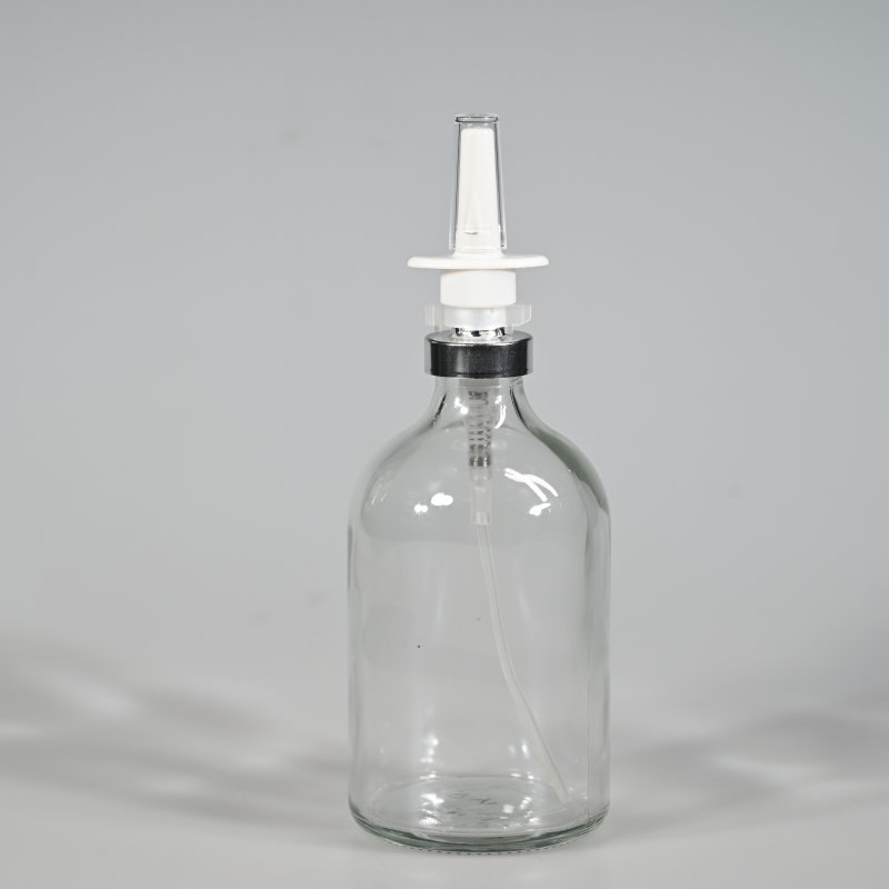 轧口玻璃瓶，配轧口鼻喷